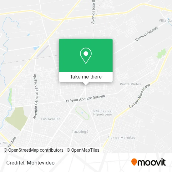 Creditel map