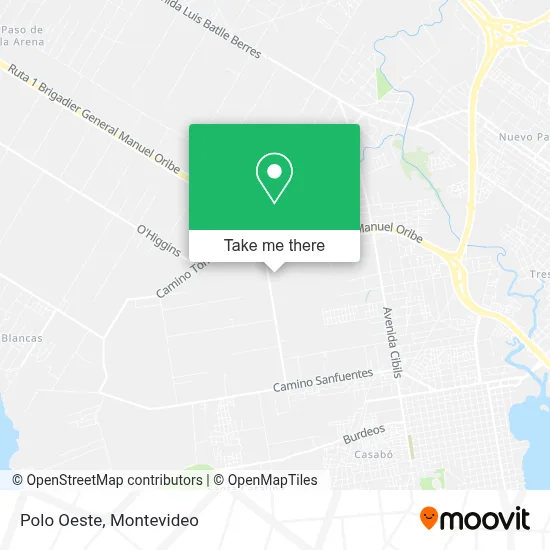 Polo Oeste map