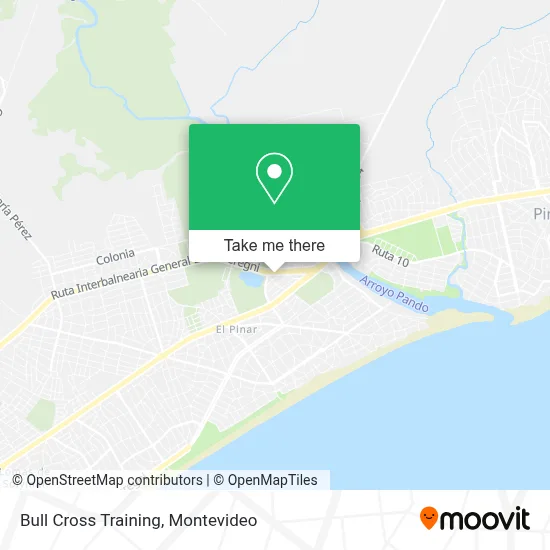 Bull Cross Training map