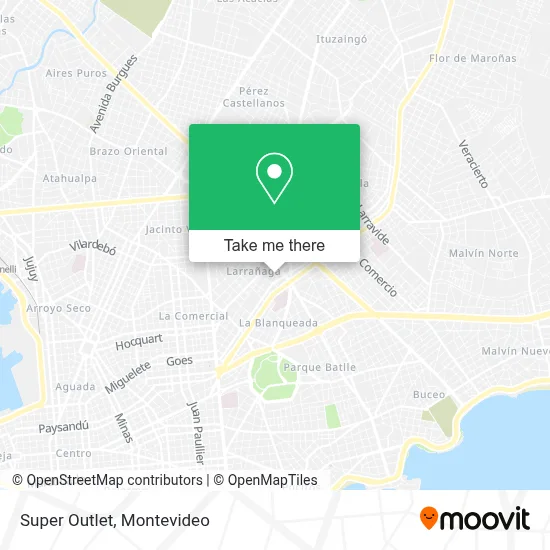 Super Outlet map