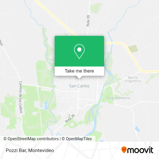 Bar Pozzi map