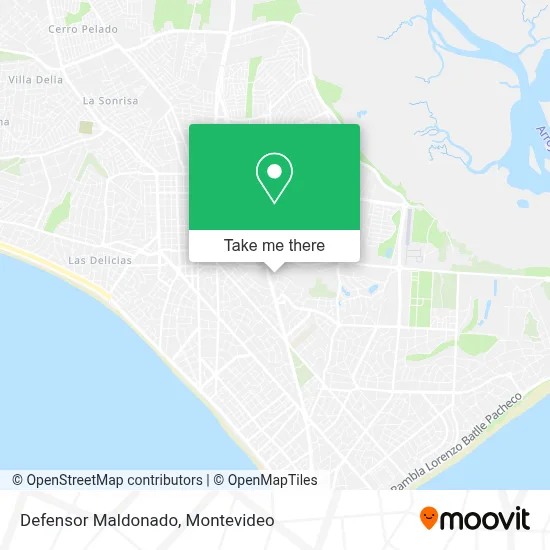 Defensor Maldonado map