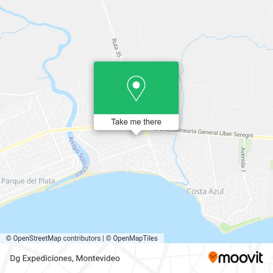 Dg Expediciones map