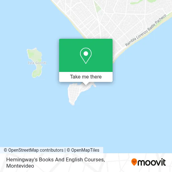 Hemingway's Books And English Courses map