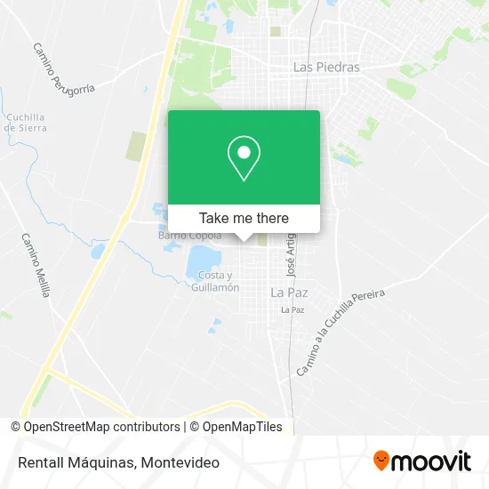 Rentall Máquinas map