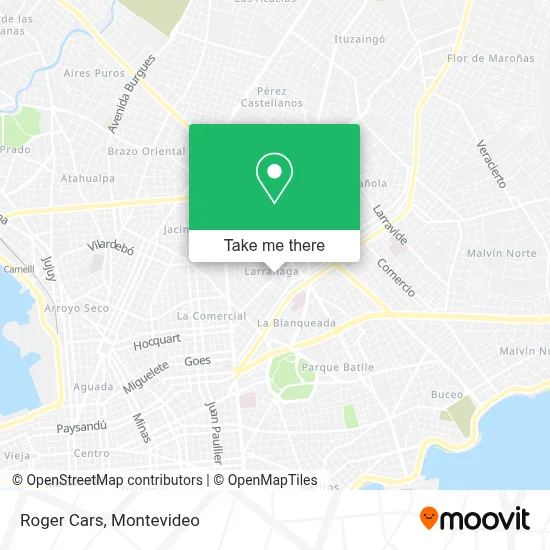 Roger Cars map