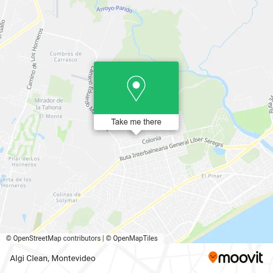Algi Clean map