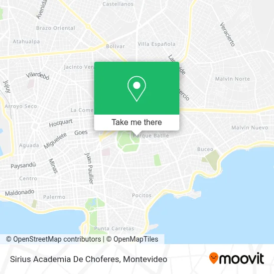 Sirius Academia De Choferes map