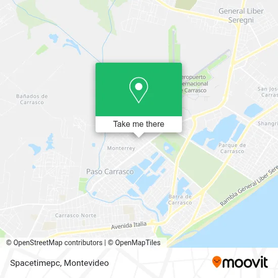 Spacetimepc map
