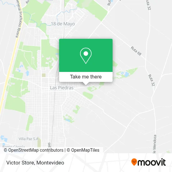 Victor Store map
