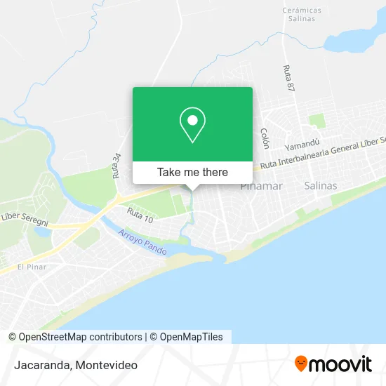 Jacaranda map