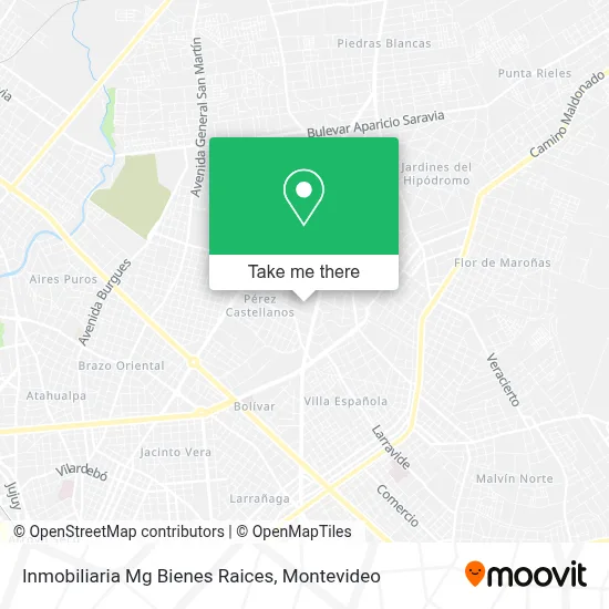 Inmobiliaria Mg Bienes Raices map