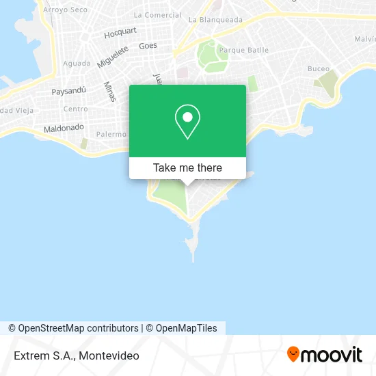 Extrem S.A. map