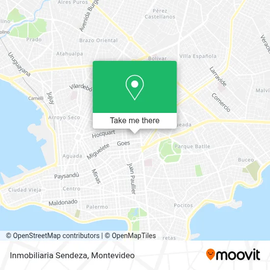Inmobiliaria Sendeza map
