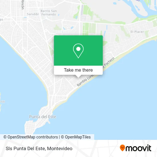 Sls Punta Del Este map
