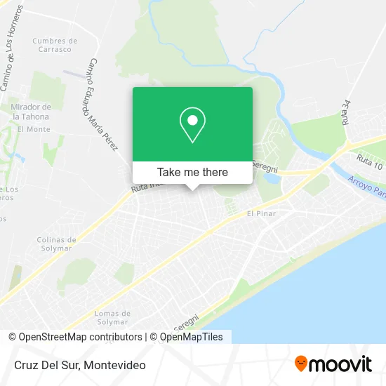 Cruz Del Sur map