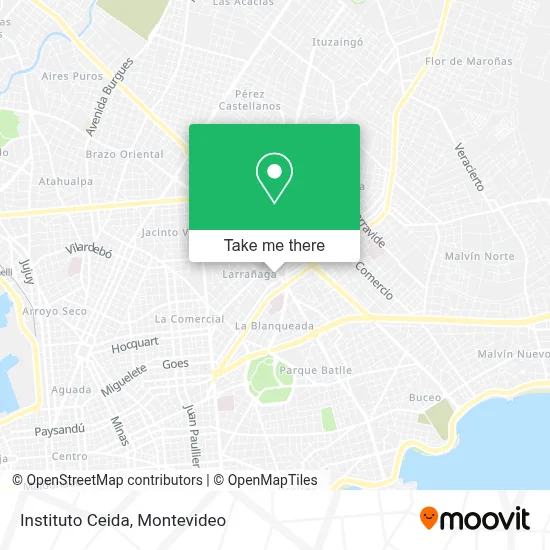 Instituto Ceida map
