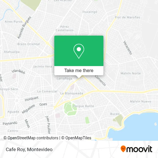 Cafe Roy map