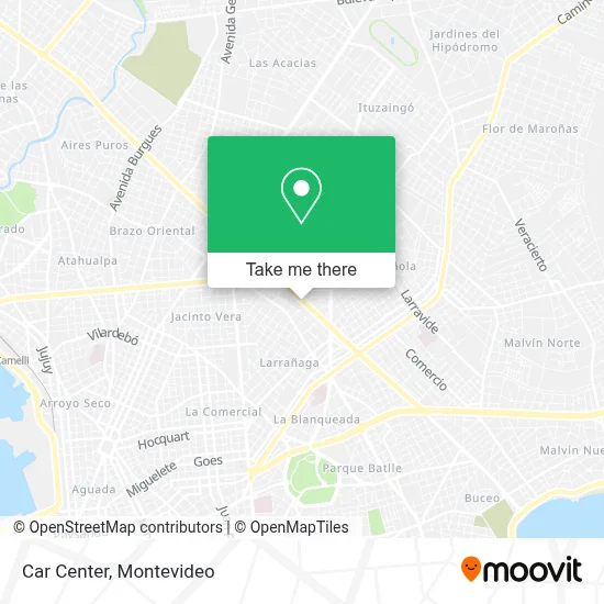 Car Center map
