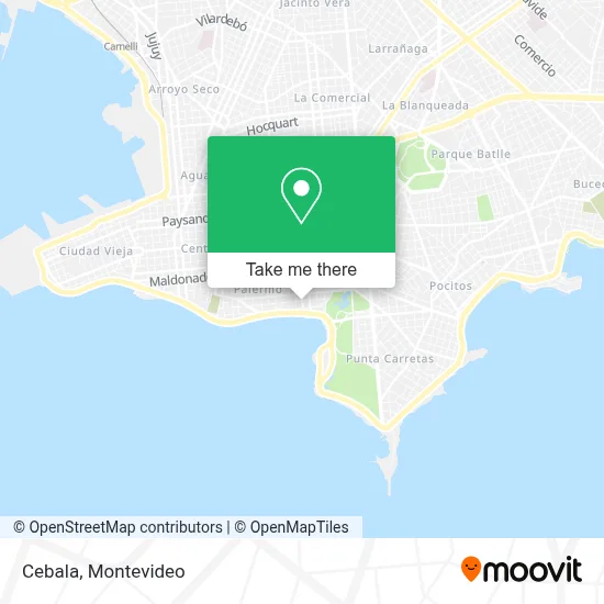 Cebala map