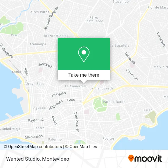 Wanted Studio map