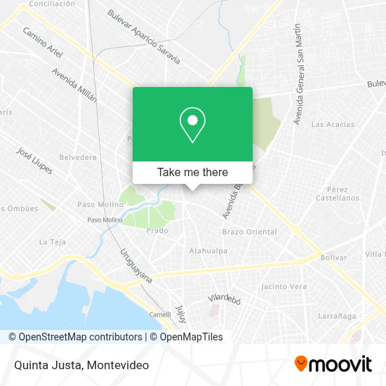 Quinta Justa map