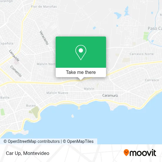 Car Up map