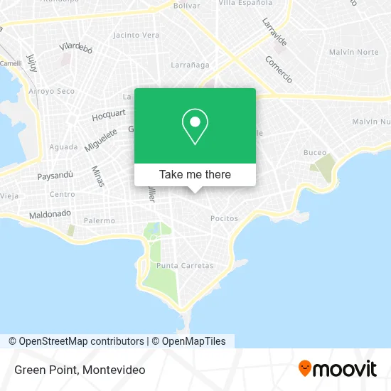Green Point map