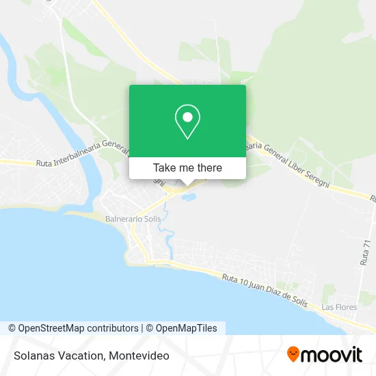 Solanas Vacation map