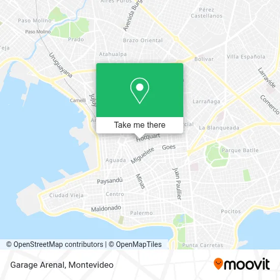 Garage Arenal map