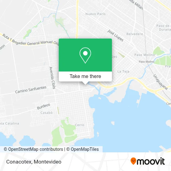 Conacotex map