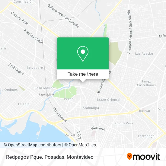 Redpagos Pque. Posadas map