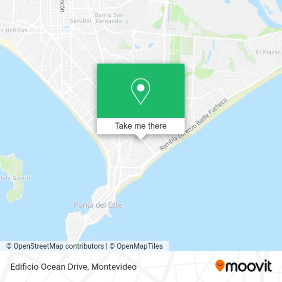 Edificio Ocean Drive map