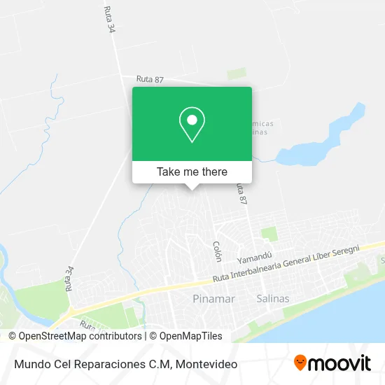 Mundo Cel Reparaciones C.M map