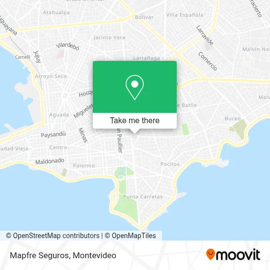 Mapfre Seguros map