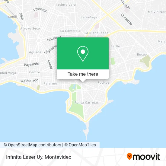 Infinita Laser Uy map