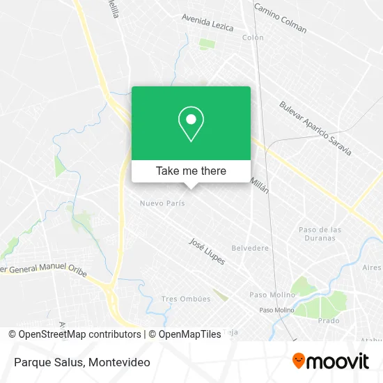Parque Salus map