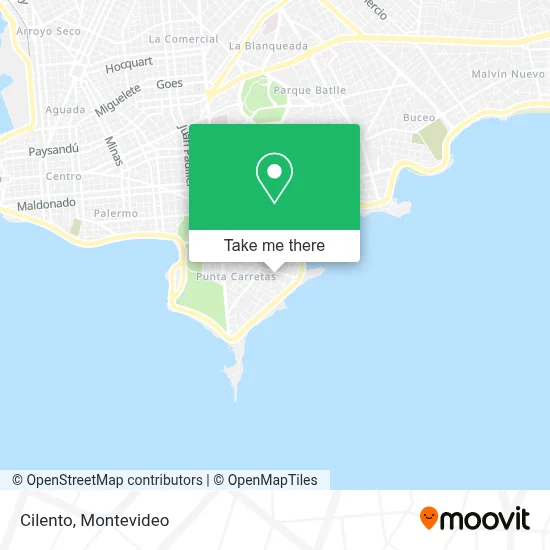 Cilento map