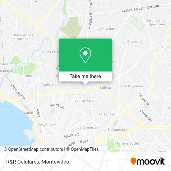 R&R Celulares map