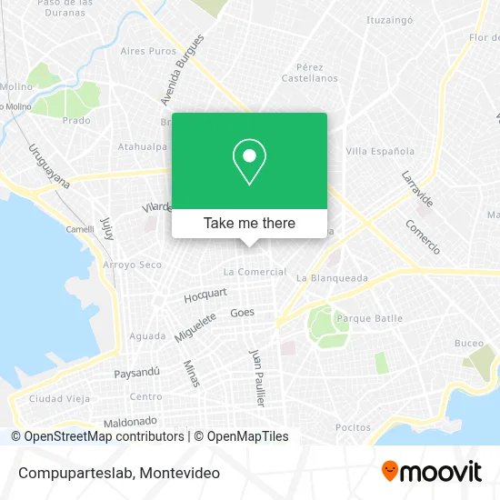 Compuparteslab map