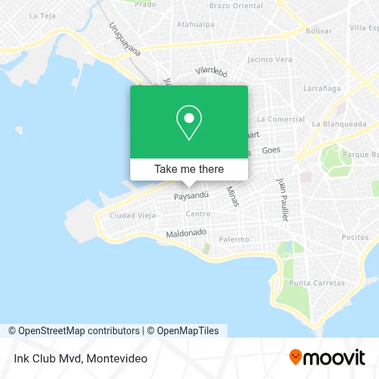 Ink Club Mvd map