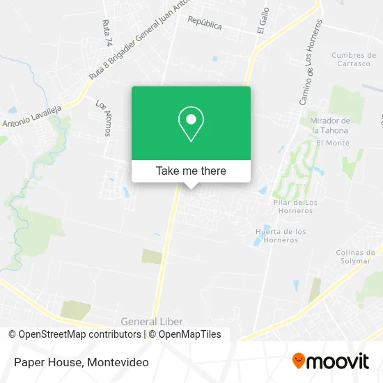 Paper House map