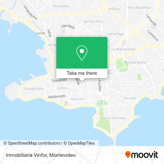 Inmobiliaria Vinfor map