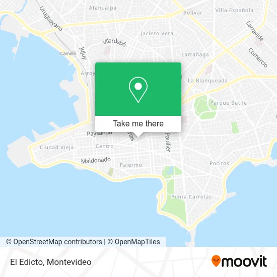 El Edicto map