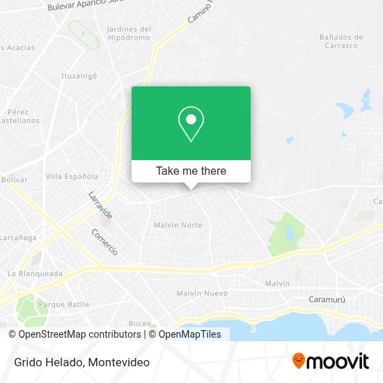 Grido Helado map