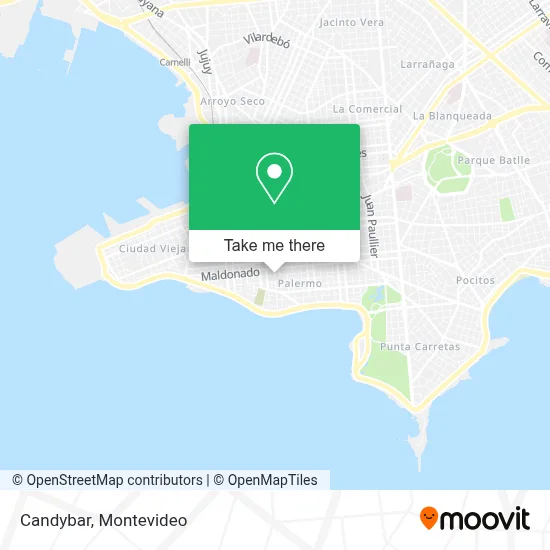 Candybar map