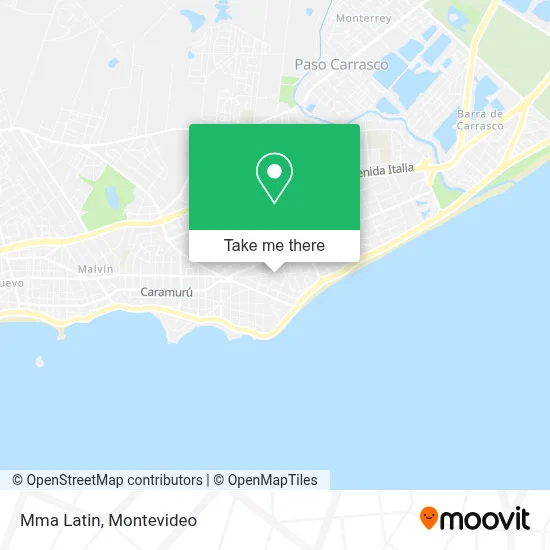 Mma Latin map