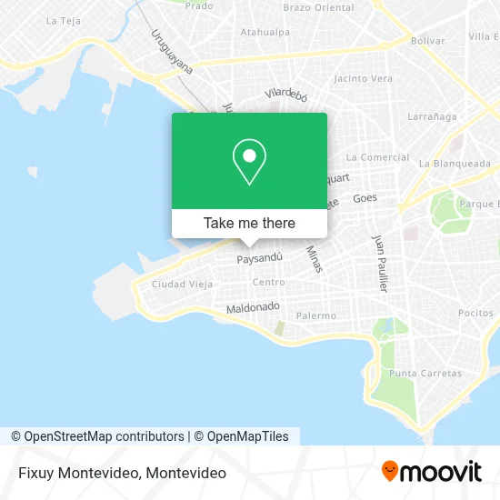 Fixuy Montevideo map