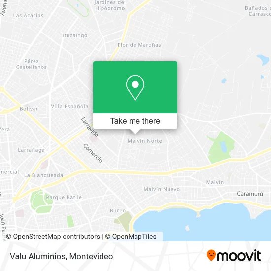 Valu Aluminios map
