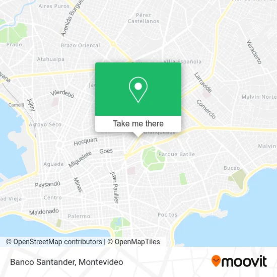Banco Santander map